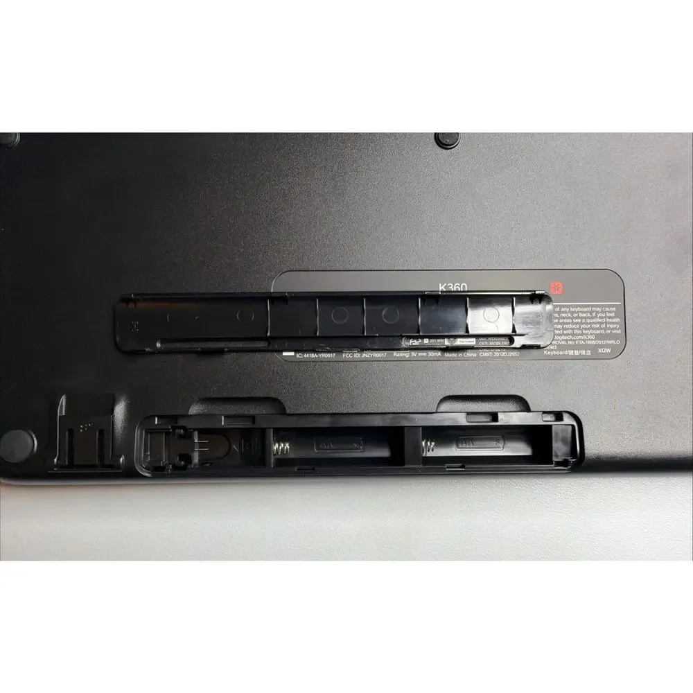 Logitech K360 Wireless USB Keyboard No Unifying Dongle Included Tested Working